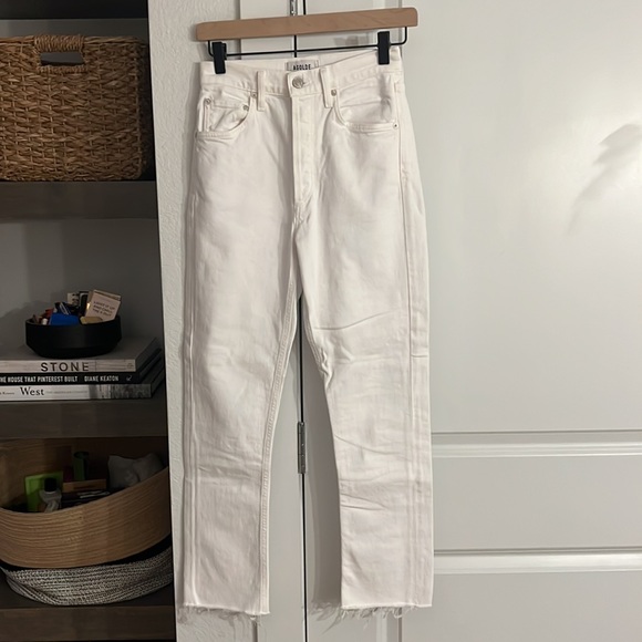 AGOLDE Hi Rise Straight Riley Crop Jeans - Picture 3 of 5